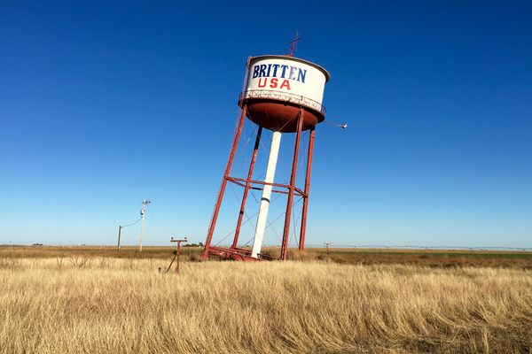 Britten's leaning tower in Groom