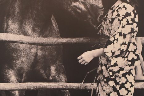 A photograph recreating the tale, date unknown.
