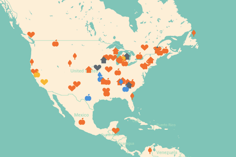 From Accordions to Zippers, a Map of 90 of the World's Most Surprising Capitals