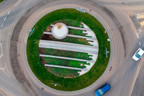 The Hugglescote Deathstar roundabout