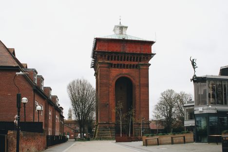 View of the Jumbo Tower from Balkerne Gate