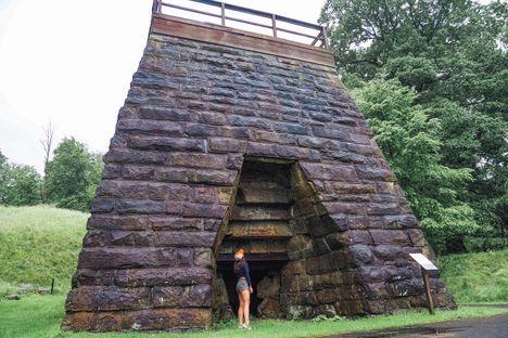 See the Helen furnace, a relic of Clarion County’s iron-powered past.