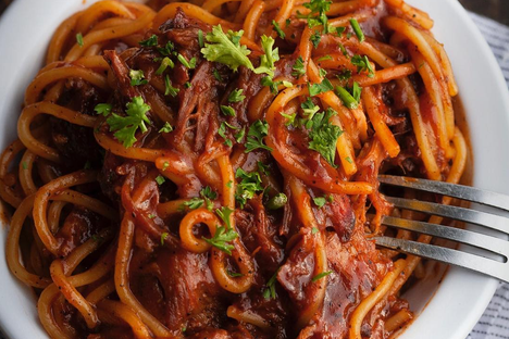 Barbecue Spaghetti
