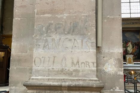 'French Republic or Death' Graffiti
