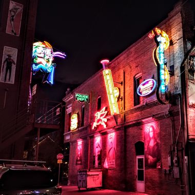 Neon signs in the collection.