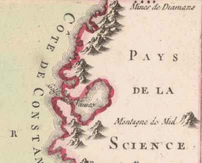 The Country of Science is filled with great things like diamond mines and a Honey Mountain.