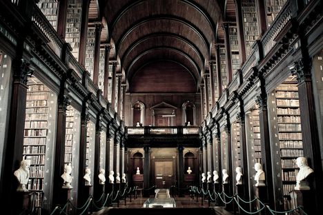 The Long Room Library at Trinity College