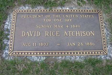 David Rice Atchison Grave.