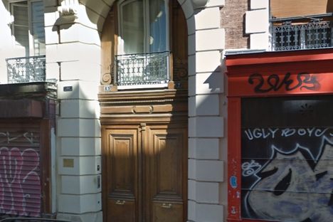 The entrance to Piaf's former home and current museum.