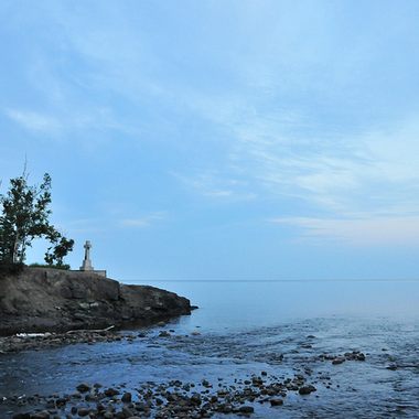 The cross at the mouth of Cross River.