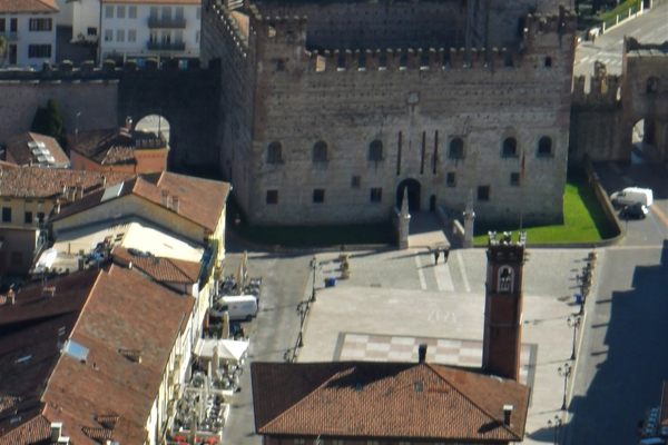 Piazza seen from the castle above