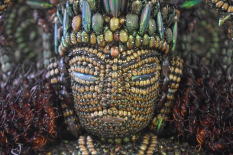 Konchu Senju-Kannon, the Insect Goddess of Mercy.
