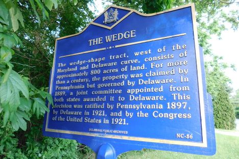 Delaware Wedge Plaque
