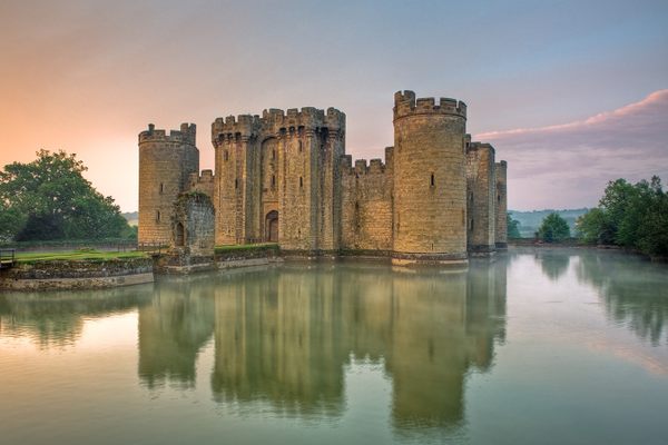 Bodiam Castle.
