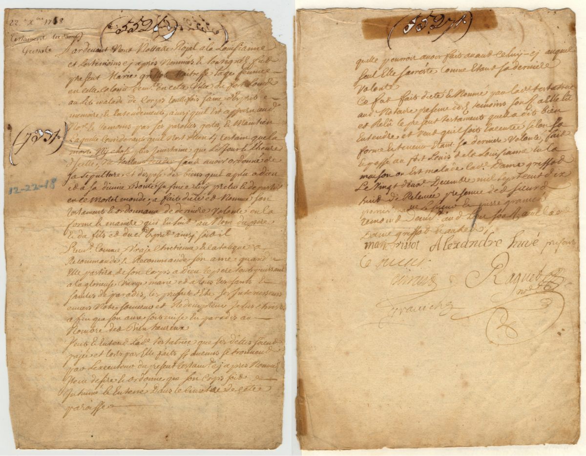 Marie Grissot's midwifery salary was slashed in half, and the money was given to her brother-in-law, whom the colonial commandant called a “much more useful” carpenter. Later Grissot cut her brother-in-law out of her will.