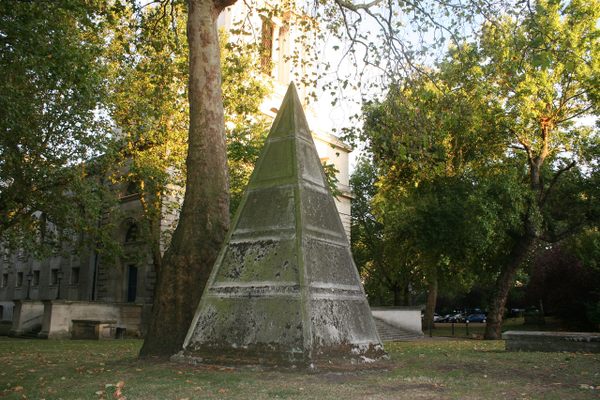 Stone Pyramid at St. Anne’s Limehouse