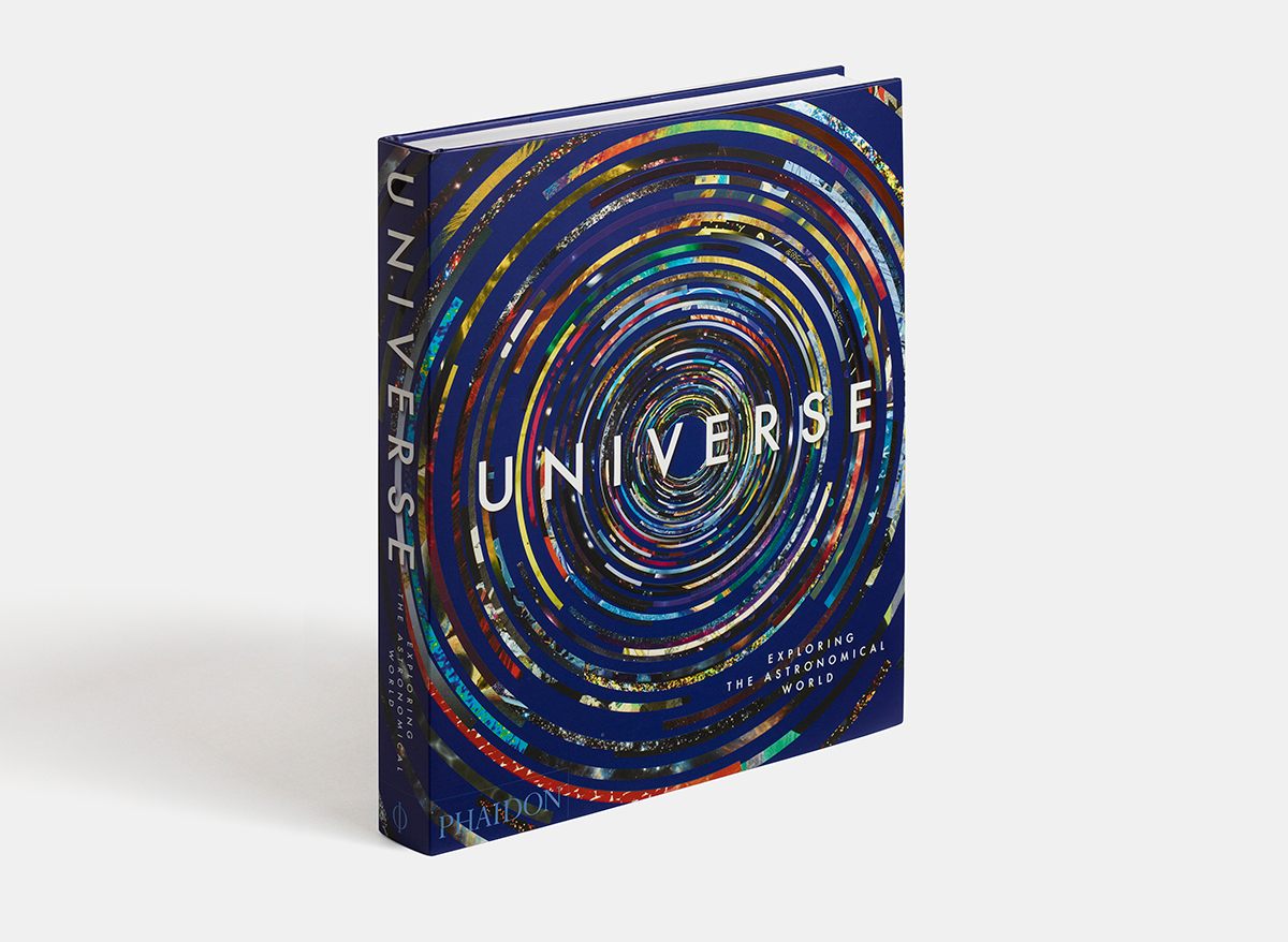 The cover for <em>Universe: Exploring the Astronomical World</em>.