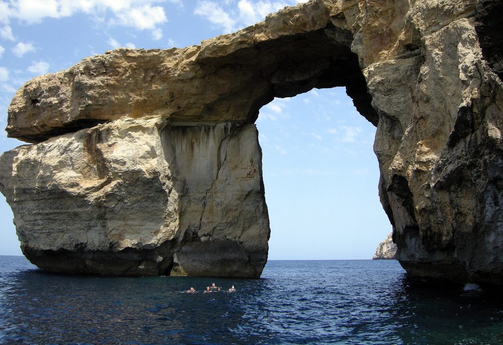 The Azure Window in its glory days.