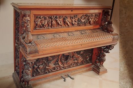 The Siena Pianoforte has seen its share of adventure. 