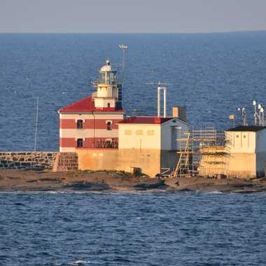 This lighthouse island defines the border between Sweden and Finland.