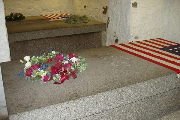 Adams family crypt beneath the United First Parish Church.