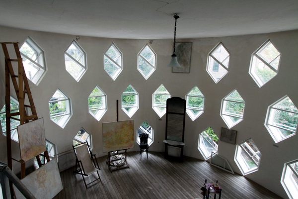 View of the studio.