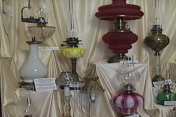 Lamps in the museum’s collection