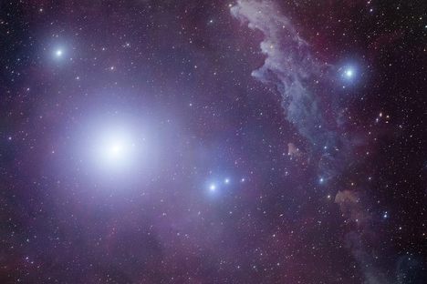 The supergiant star Rigel, which inspired the space opera Rigel 9, is hundreds of thousands of times brighter than our sun.
