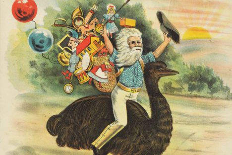 From Gift-Giving Koalas to Surfing Santa, How Christmas Imagery Gets Australianized