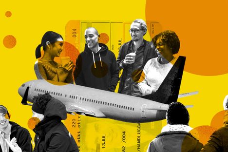 Every airplane ride is an opportunity for connection.