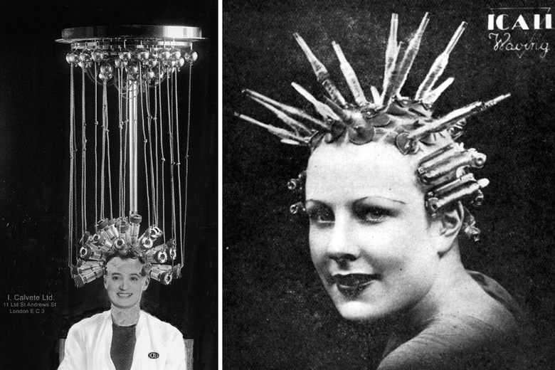 The Alarming Aesthetics of Jazz Age Perm Machines Atlas Obscura