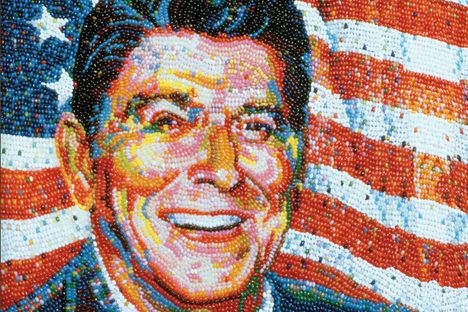 President Ronald Reagan, in jelly bean form. 