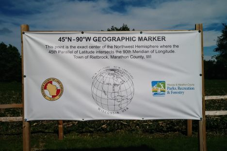 45 X 90 Geographical Marker