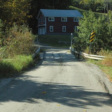 Spot where they erected the cover bridge for the Maitlands's death scene.
