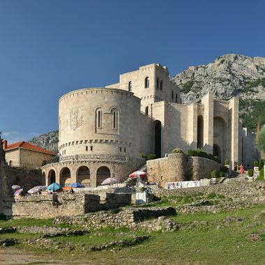 Krujë Castle in Albania. 