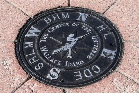 Center of the Universe manhole