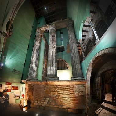 Columns of the Temple of Augustus.