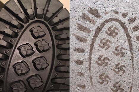 Reddit Users Prompt Recall After 'Flawed' Boots Leave Swastika Tracks