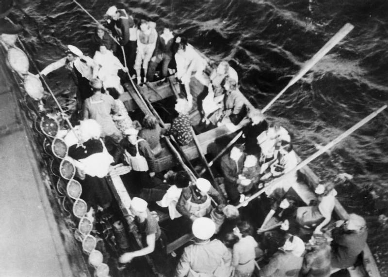 Most of the ship's passengers survived the attack.