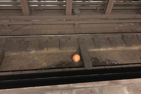 A Basketball Was Stuck On an NYC Subway Track for Three Weeks