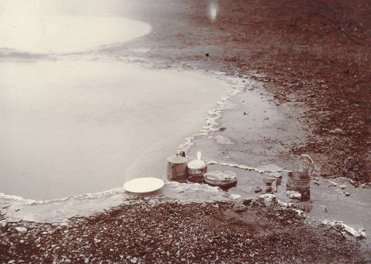 Geothermal cooking is traditional in Iceland. The island's natural hot springs can serve as a heat source without fire.
