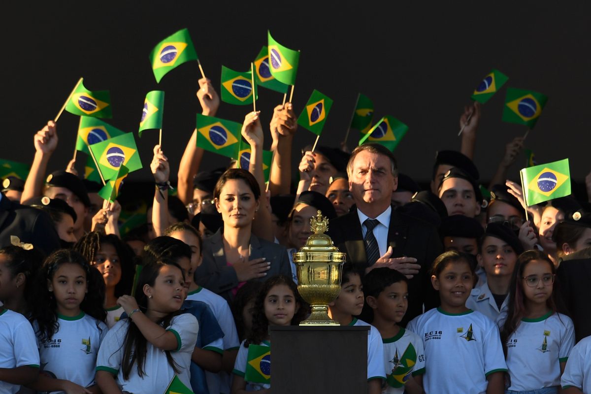 Dom Pedro's heart was welcomed by Brazilian president Jair Bolsonaro. The controversy over the organ has become an issue in the upcoming election.