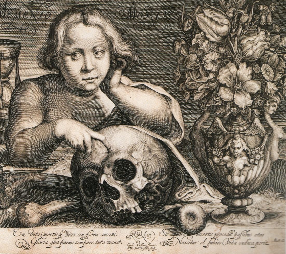 Memento Mori etching
