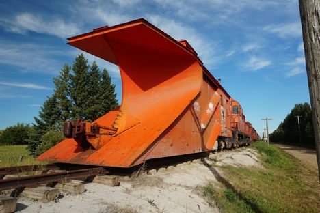 Snowplow engine.