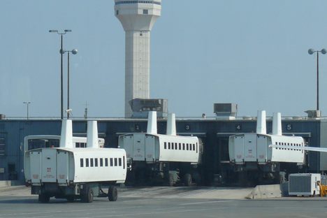 Plane Mates at Dulles Airport.
