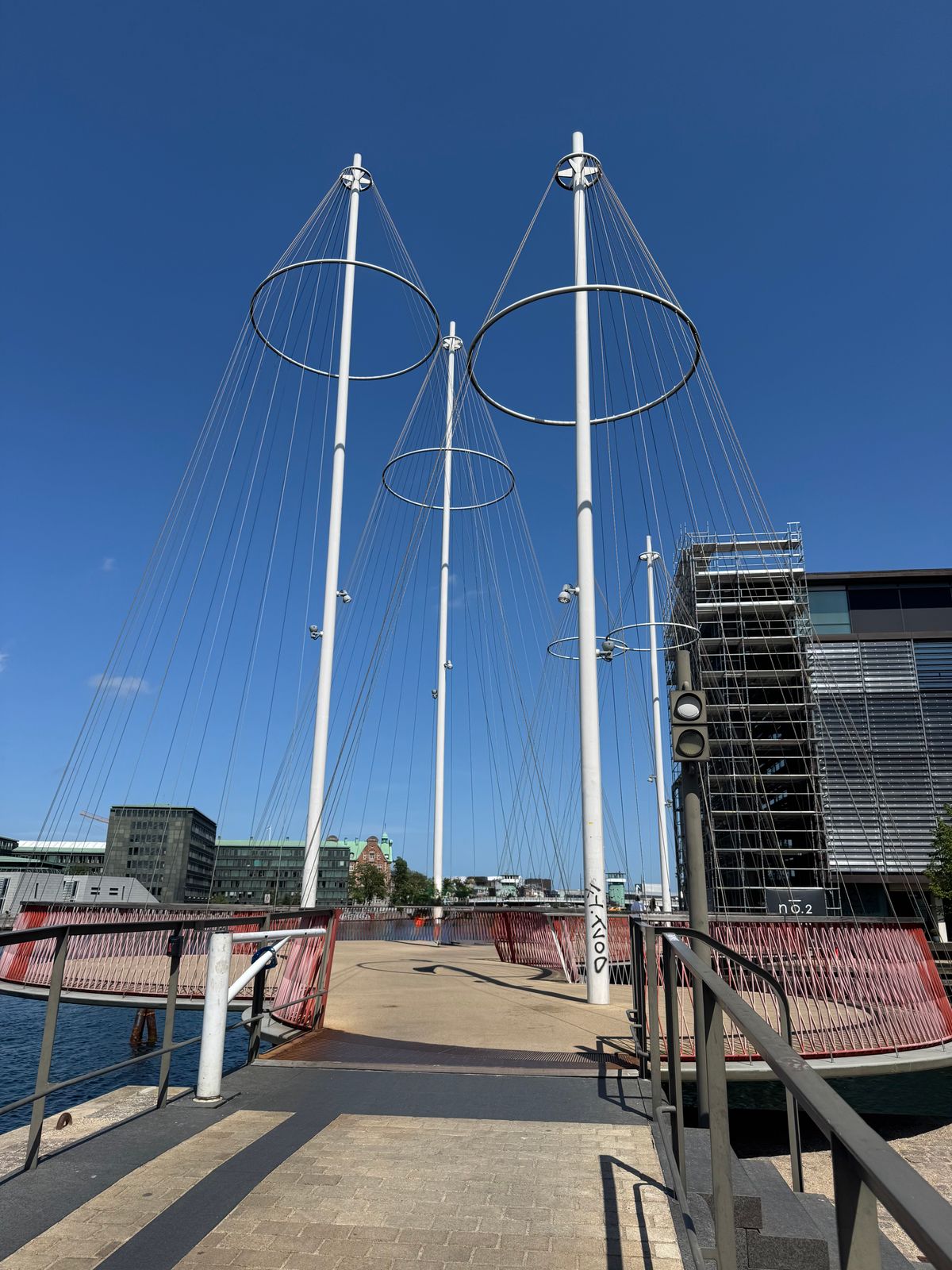 Cirkelbroen (The Circle Bridge) in Copenhagen