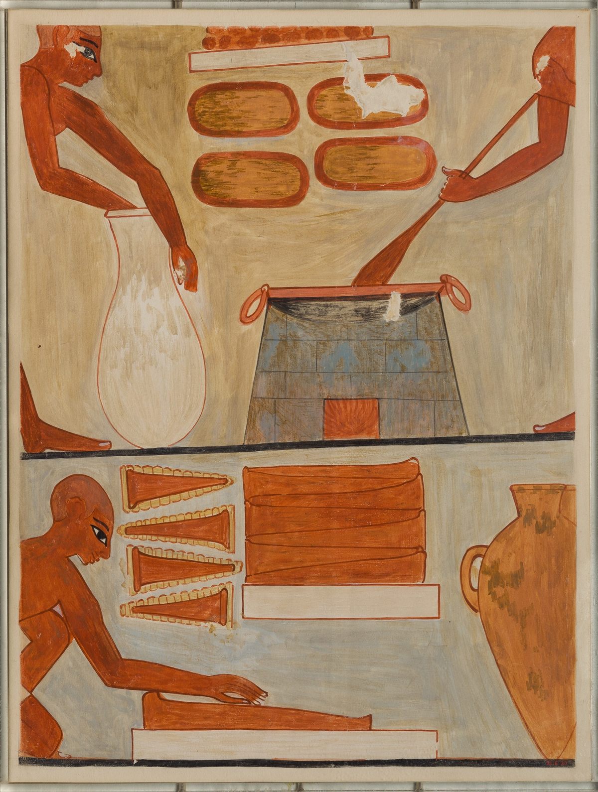 How hidden details in ancient Egyptian tomb paintings are revealed
