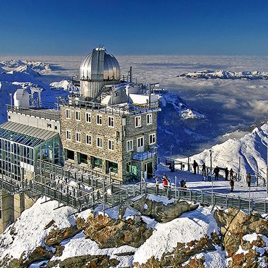 Aerial view of Sphinx Observatory