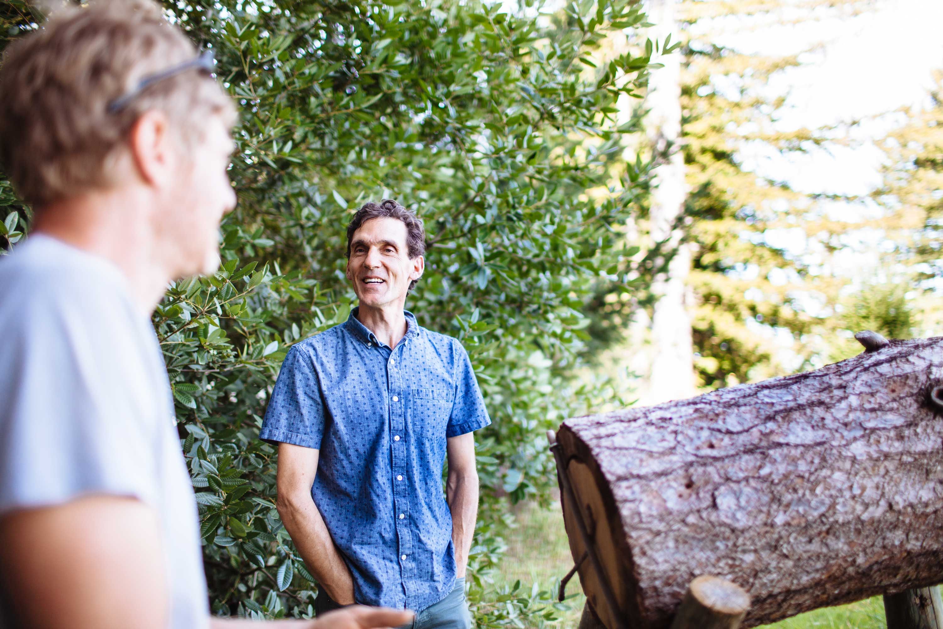 Thiele promotes using natural materials for beehives.