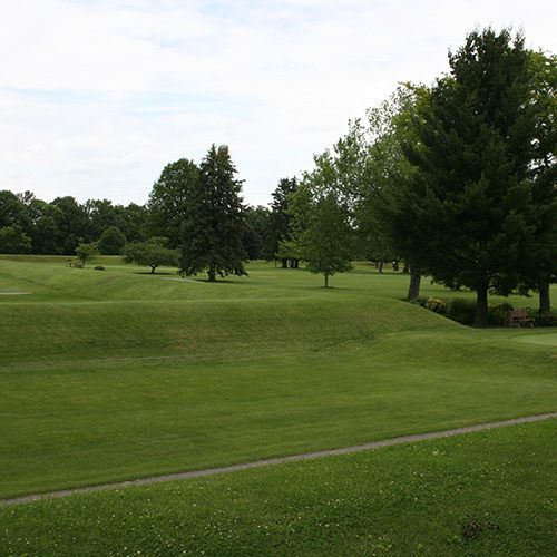 Harking back to ancient America, the Newark Earthworks formed a ceremonial center and a sacred site.